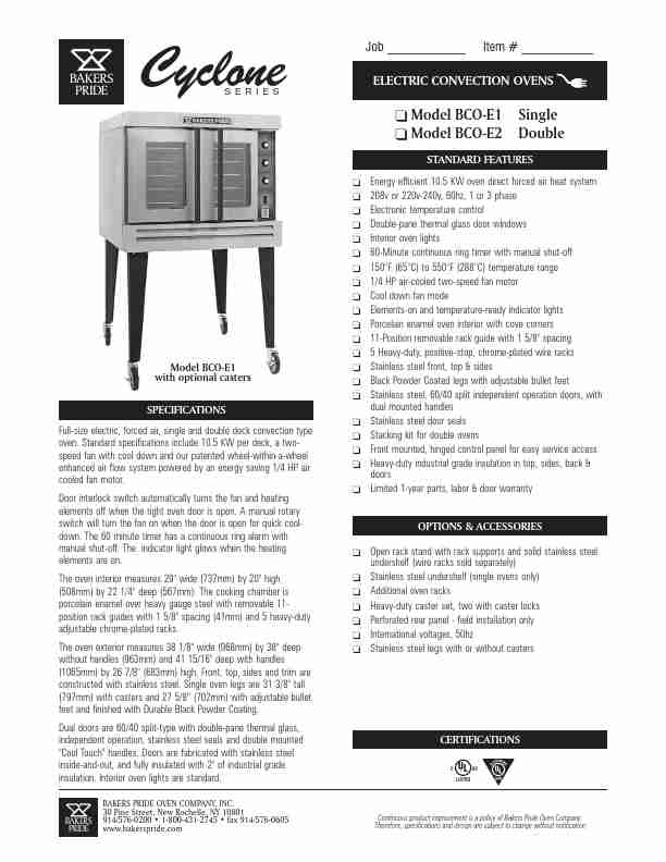 Bakers Pride Oven Convection Oven BCO-E1-page_pdf